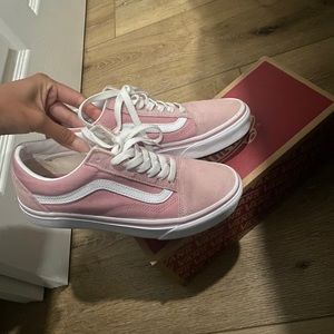 Pink old school vans